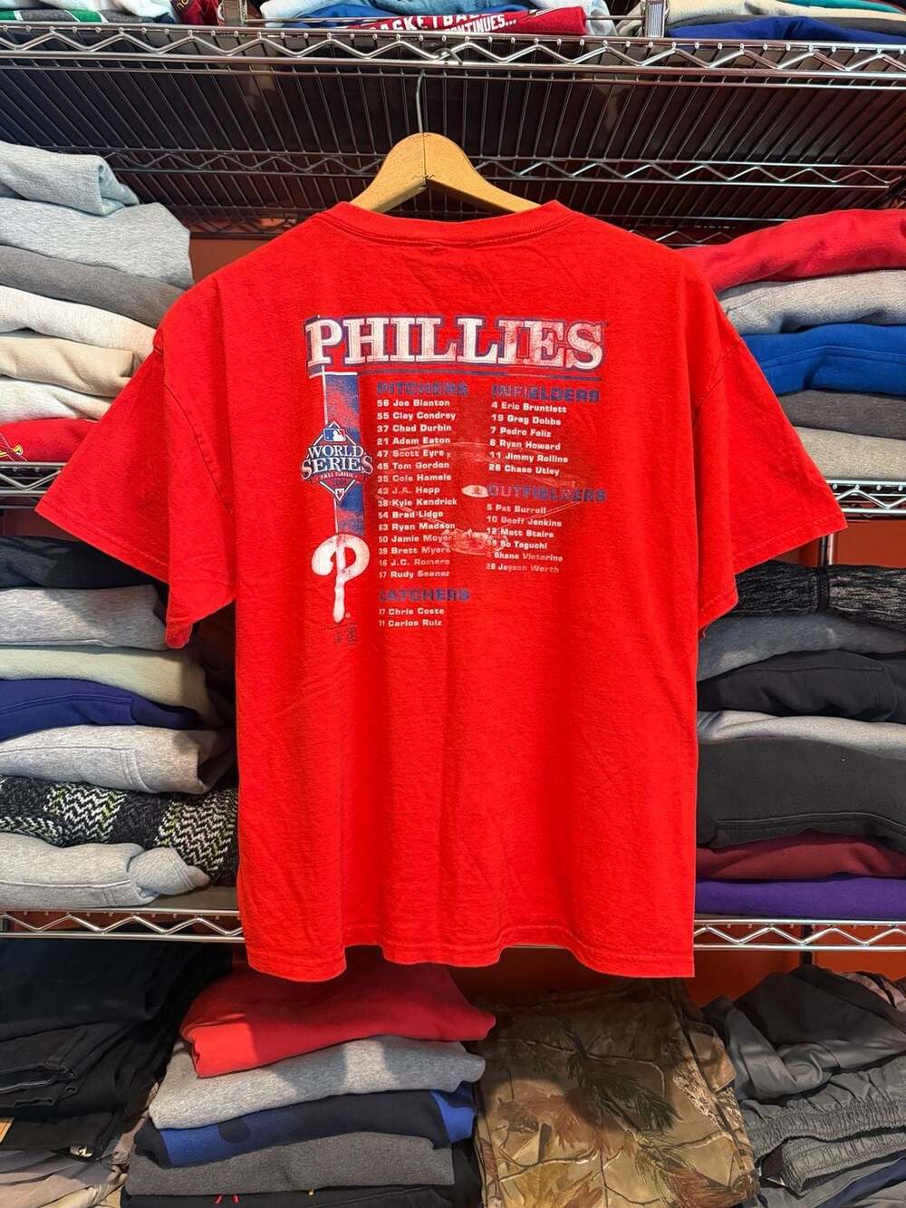 Delta Pro Weight Philadelphia Phillies 2008 World Series Champions Tee Men’s XL